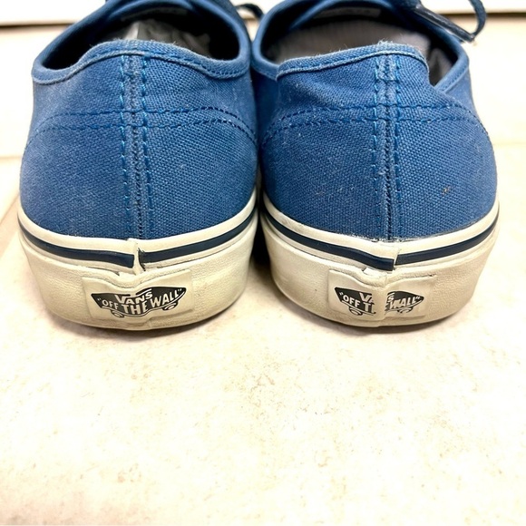 VANS Customs Skate Authentic Shoe sneakers blue men’s size 7.5 women’s size 9M - Picture 5 of 7